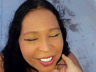 oh man this submissive latina milf bitch gets totally dominated outdoors on the rooftop... facial cumshot blowjob and golden shower from the bricklayer she's so compliant!!