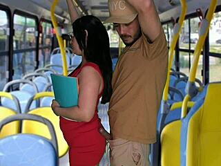 wanna see cute student groped and fucked on public bus?