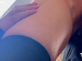 Mistress pisses in slave's mouth then he licks her hairy pussy ass and feet clean