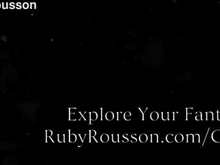 Chastity Study Ends! Ruby Rousson Releases Your Load!