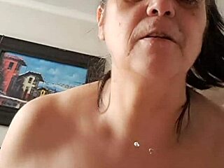 I MAKE my STEPMOM cum hard in lingerie roleplay tease