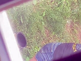 hot stepmom bends over candid hidden cam