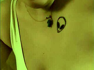 luna's pierced pussy toys lead to facial swallow tease