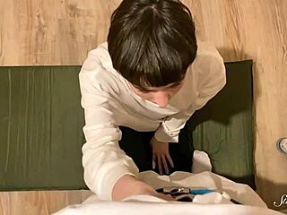 big ass pawg sub girl bound in japan takes mmf double creampie from old guys rough