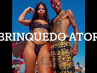 gostosa rides novinho bareback and takes his creampie outdoors