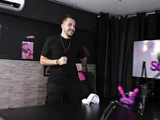 bia ruyva strips sheer red lingerie flashing wet pussy post handjob game