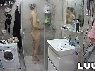 Intimate Alice's Shower Shave Routine Exposed on Reality Cams