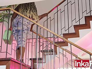 i'm angela, your ebony morena with massive tits and huge ass, back for inkaporn's second casting! 😍🍑