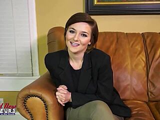 hey, watch short-haired kylie suck cock and swallow every drop