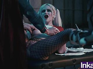 superman rams harley quinn's ass with his huge bat for world salvation?