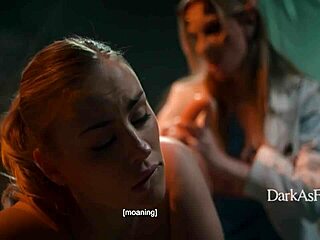 Demon patient bends nurse over, fucks rough and squirts milk into her mouth. Dark fantasy hospital exploit.