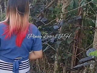Pinay teen 18+ fucked hard outdoors by road scandal