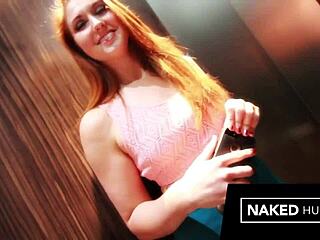 Redhead PAWG Fucks Big Black Cock Doggystyle Bent Over