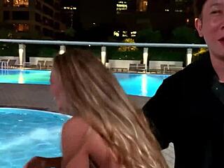 Black gal night pool oil giant ass shakes wild piston orgasms!