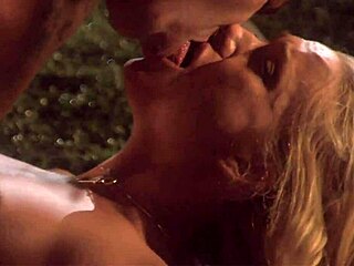 Blonde Hottie Rides Man'S Cock Missionary In Passionate Garden Fuck