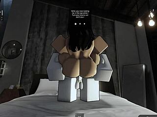 Roblox Slut Begs Missionary Creampie In Pussy