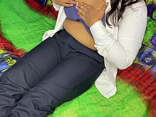 indian girl fingers pussy right after job returns home viral mms clip