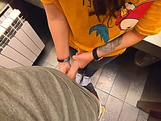 kinky milf begs for creampie in her wet outdoor panties