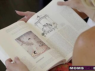 Step mom and hot friend fulfill threesome with creampie riding