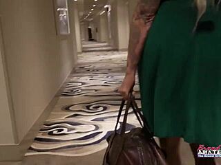 Tattooed blonde Cindy Crawford banged hard, swallows group cum load