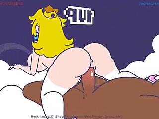 Princess Peach Takes Monster Black Cock Deep