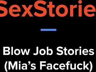 Mia's Intense Facefuck Blowjob Thrills