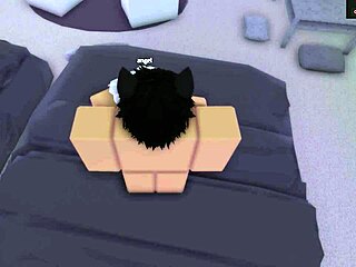 Self roleplay explores Roblox story with shower bathing in hotel room.