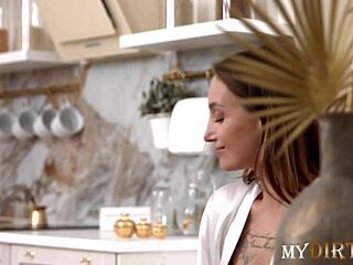 Hey Miley, tall skinny artist rides bf hard