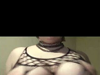 Curvy Lingerie Slut Teases Huge Natural Tits Boob Bounce