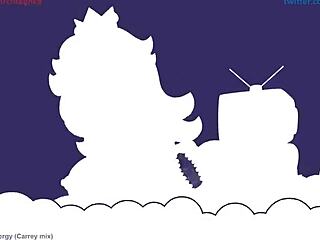 Princess Peach Takes Monster Black Cock Deep