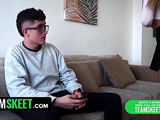 i can't stop moaning as big dick fucks my colombian stepsis tits