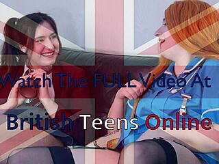 nurse greene shows ellie how to cum in pantyhose