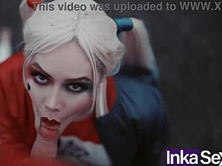 superman rams harley quinn's ass with his huge bat for world salvation?