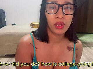 Girlfriend's stepmom leyne rodriguez seduces me for creampie fuck