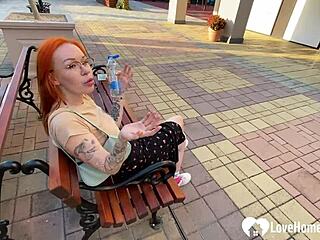 I Spot This Redhead Babe And Pound Her Tight Holes In A Public Toilet Pickup