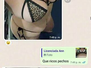 mi madrastra teases me on whatsapp then rips clothes for wet pussy play