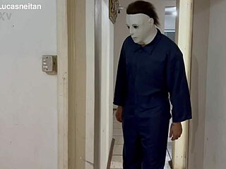 halloween hits hard as michael myers pounds camila gauchas big ass anal creampie no mercy full vid