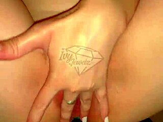 busty 18yo ivy jewelz moans rough on couch phone creampie fuck