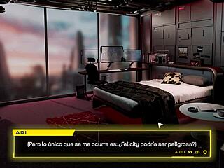 Ανδροειδές κορίτσι παίρνει doggy style πούδρα από ιδιοκτήτη αδέσποτου