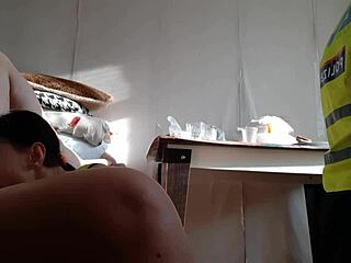 hot police lesbians... threesome lick pussy to orgasm!