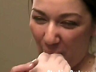 Tara and Summer Suck Toes Through Stockings!