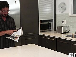 uhh petite blonde elsa jean with small tits just had to suck stepdad's huge hard cock y'know