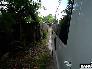 you ready for this skinny brunette's shaved pussy taking anal creampie pounding?