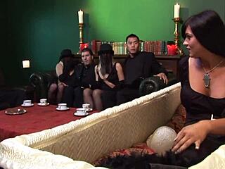 Alexis Silver Jodi James Karlie Simon Cypress Isles Gangbang Big Tits Milfs In Fishnets Heels