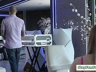 Stepbro films stepsis bent over doggystyle with his monster cock deep inside