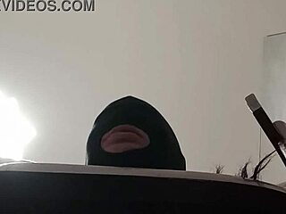 blindfolded milf tied up takes cock in mouth pussy ass