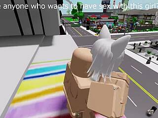 shy roblox girl fucks sensually in public brookhaven spot
