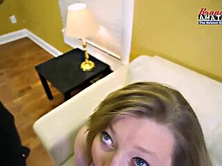 Busty Blonde Faiths Hope Pounded with Cum Facial!