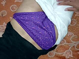 hot desi teen slut rides brother's cock doggystyle in dark night!