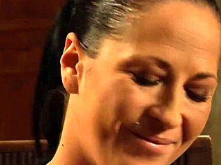 Naughty lesbian madame fingers pussy to hard orgasm!! 👅💦